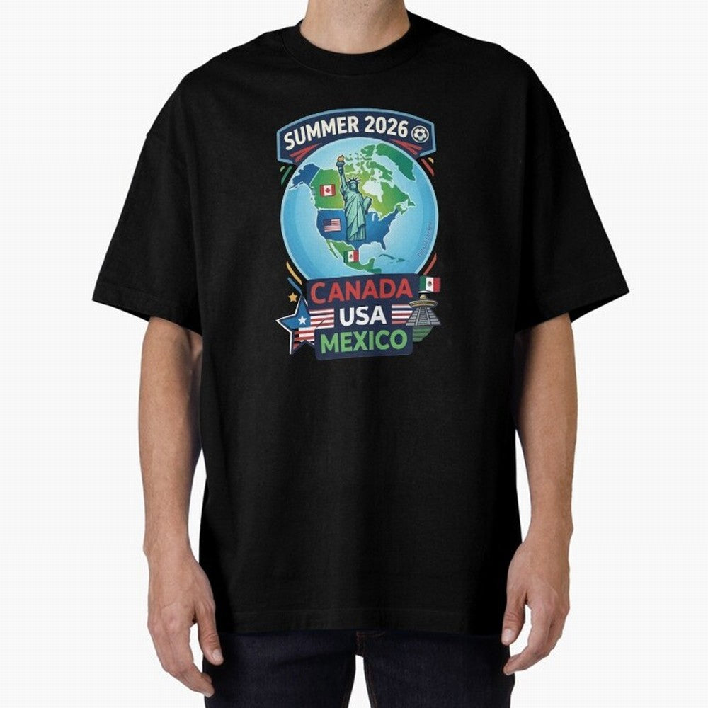 SUMMER 2026 SOCCER Classic T-Shirt Experience the Global Stage of FIFA World Cup 2026 Spirit, Made for Brazil, Cristiano Ronaldo, Sports Nostalgia, International Competition, Famous Players and Unforgettable Victories; Made for Collectors Who Enjoy