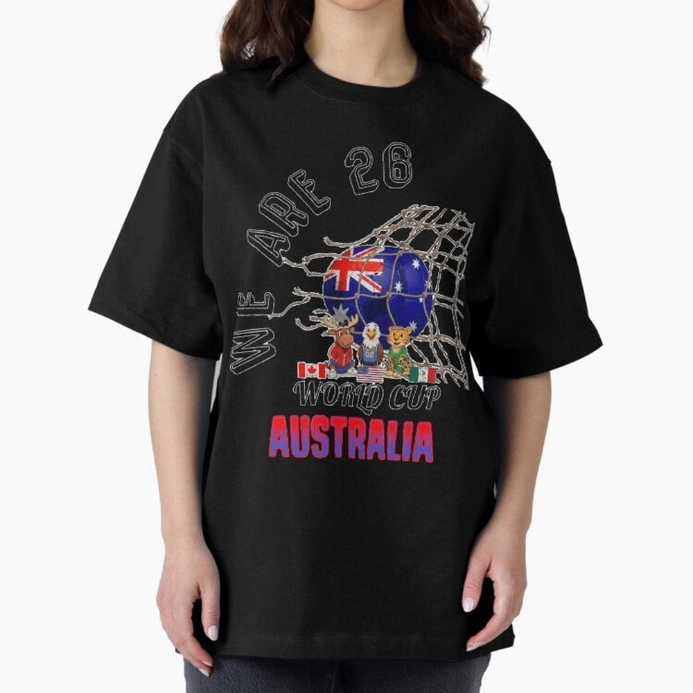 World cup 26 - Australia Classic T-Shirt Share the Excitement of FIFA World Cup 2026 USA Canada Mexico Spirit, Driven by England and Germany, Neymar, Haaland and Cristiano Ronaldo, Classic Soccer Heritage, Championship Pressure, Fan Loyalty and
