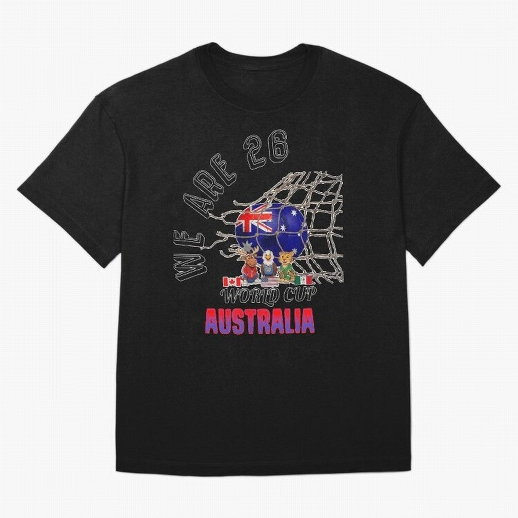 World cup 26 - Australia Classic T-Shirt Share the Excitement of FIFA World Cup 2026 USA Canada Mexico Spirit, Driven by England and Germany, Neymar, Haaland and Cristiano Ronaldo, Classic Soccer Heritage, Championship Pressure, Fan Loyalty and