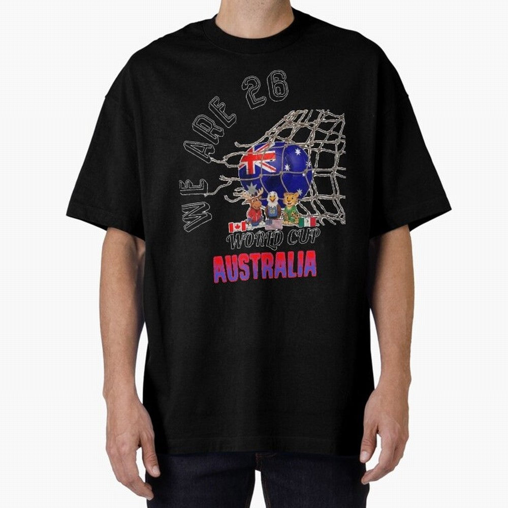 World cup 26 - Australia Classic T-Shirt Share the Excitement of FIFA World Cup 2026 USA Canada Mexico Spirit, Driven by England and Germany, Neymar, Haaland and Cristiano Ronaldo, Classic Soccer Heritage, Championship Pressure, Fan Loyalty and
