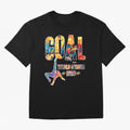 Goal World Soccer Championship 2026 Classic T-Shirt Support Iconic Players in FIFA World Cup 2026 Spirit, Driven by Brazil, Portugal and Argentina, Messi, Neymar and Mbappe, Tournament Hype, Historic Matchups, Family Viewing Parties and Global