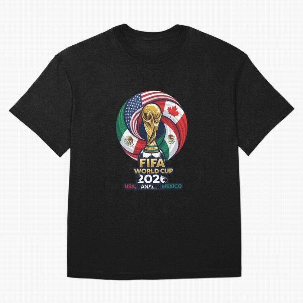 Glossy Host Nations Trophy Shield Classic T-Shirt Bring Stadium Energy to Match Day Hype around FIFA World Cup 2026, Mbappe, Portugal, Worldwide Fan Energy, Dramatic Goals, Stadium Lights and Championship Celebrations; Ideal for Passionate Fans Who