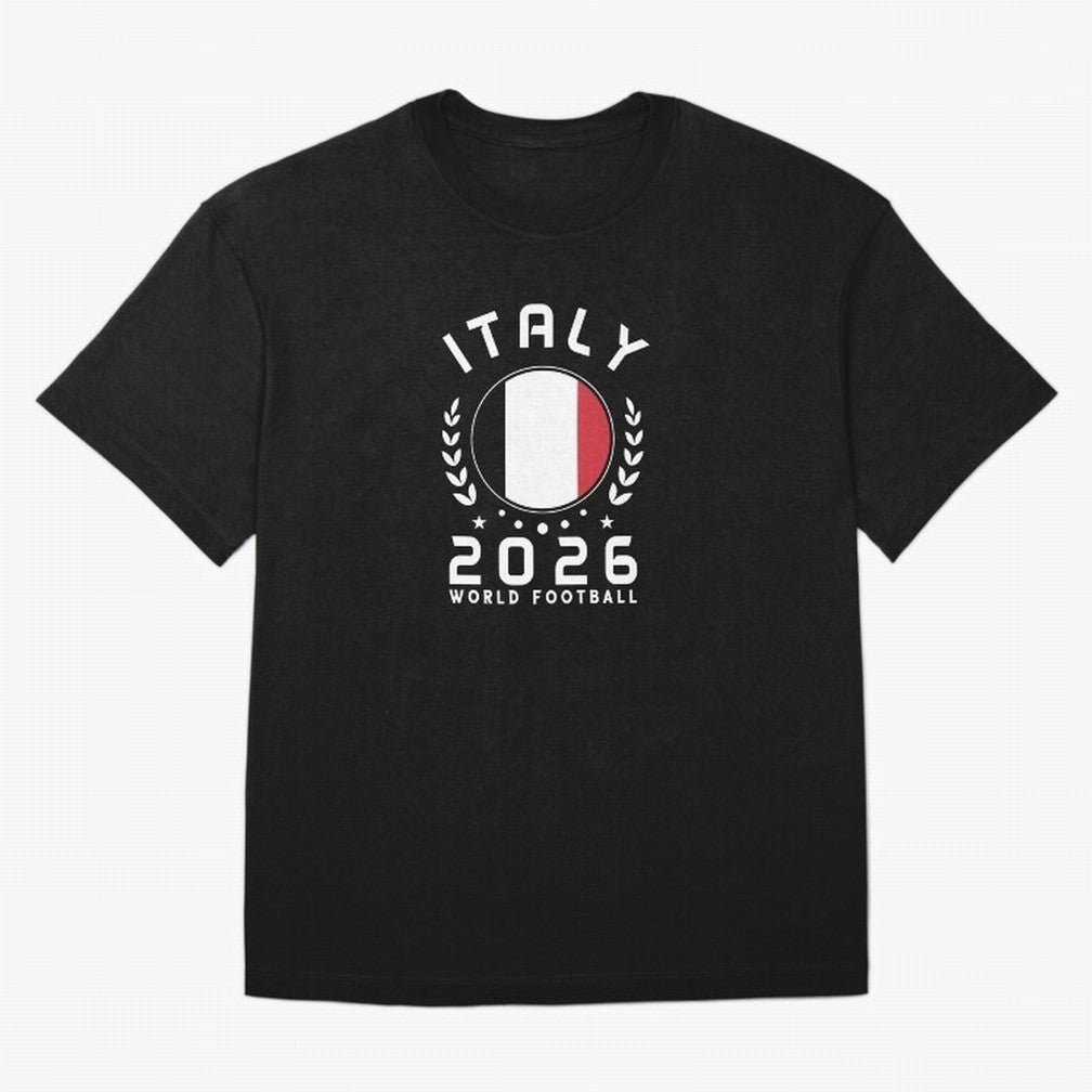 World Cup 2026 Italy Football Fan Italian Supporter T-Shirt_88563599 Classic T-Shirt Bring Bold Fan Energy to FIFA World Cup 2026 Group Stage for Fans of Messi and France and Portugal, Bringing Football Festival Excitement, Trophy Ambitions,