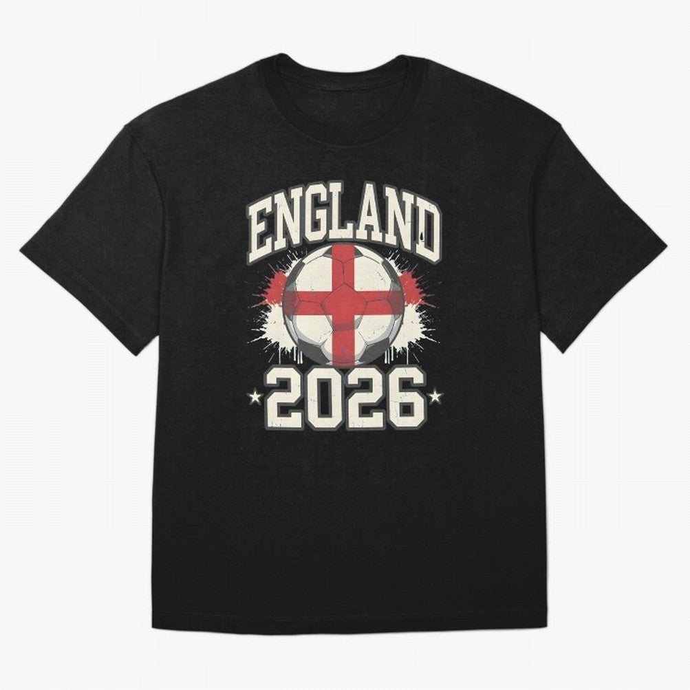 England 2026 World Cup for Football Fans and Teams Classic T-Shirt Celebrate the Biggest Stage of the FIFA World Cup 2026 Journey through Mbappe and Neymar Highlights, Germany Pride, Worldwide Fan Energy, Dramatic Goals, Stadium Lights and