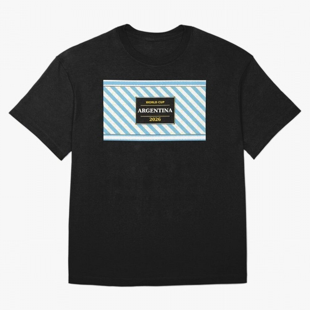 Argentina Football Fan 2026 ¡ª Defending Champions Soccer Fan Gift Classic T-Shirt Celebrate the Stars of the FIFA World Cup 2026 USA Canada Mexico Journey through Cristiano Ronaldo Highlights, Argentina and Brazil Pride, Tournament Hype, Historic