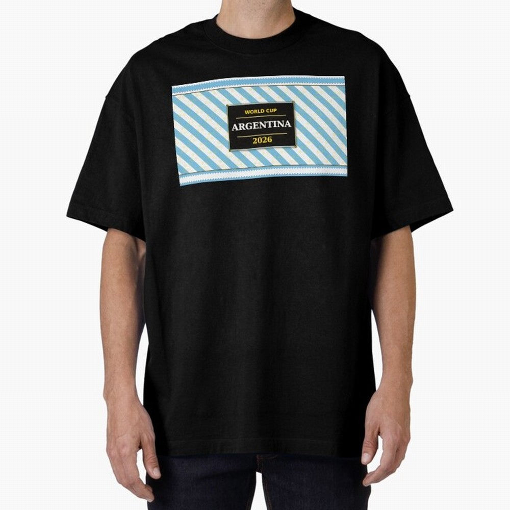 Argentina Football Fan 2026 ¡ª Defending Champions Soccer Fan Gift Classic T-Shirt Celebrate the Stars of the FIFA World Cup 2026 USA Canada Mexico Journey through Cristiano Ronaldo Highlights, Argentina and Brazil Pride, Tournament Hype, Historic