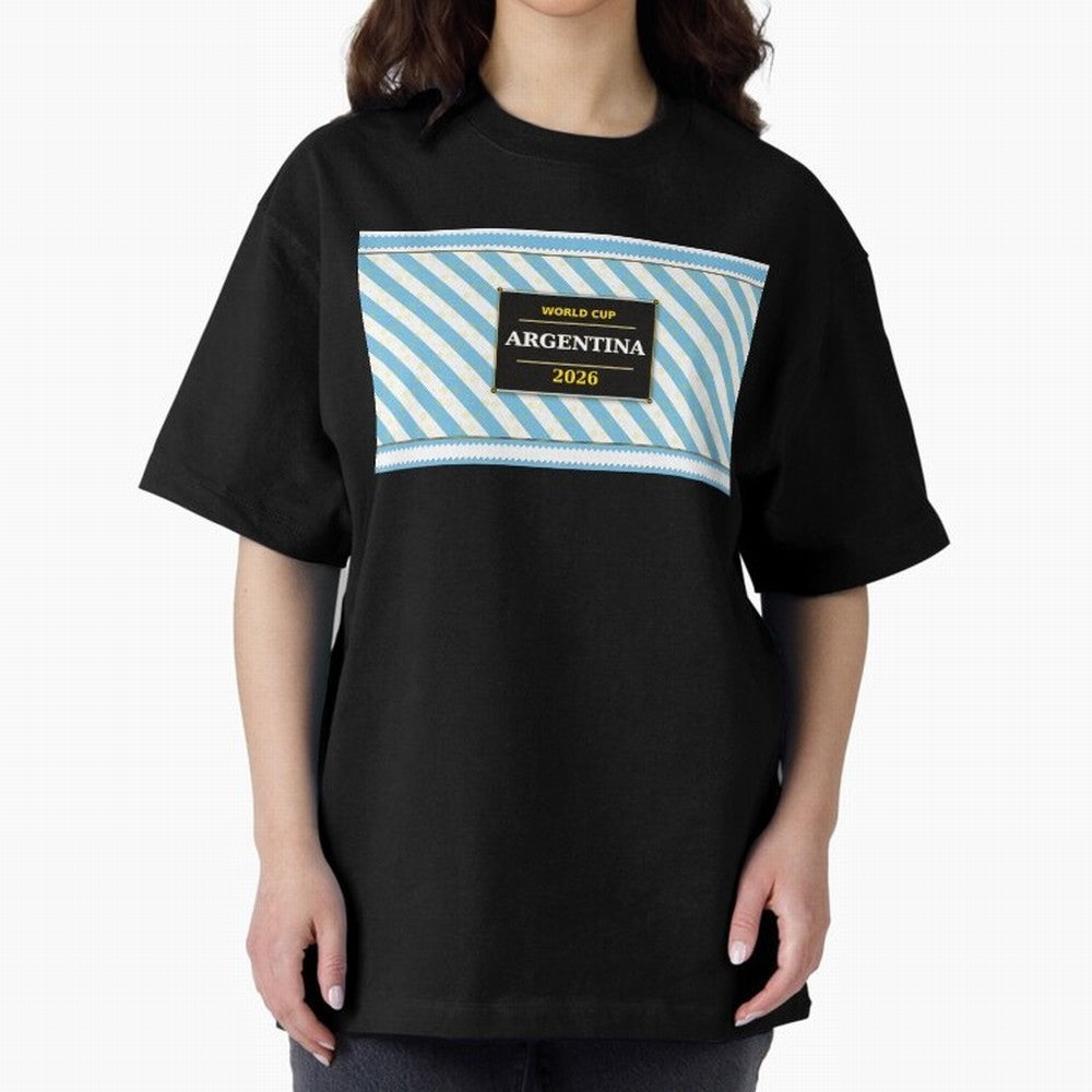 Argentina Football Fan 2026 ¡ª Defending Champions Soccer Fan Gift Classic T-Shirt Celebrate the Stars of the FIFA World Cup 2026 USA Canada Mexico Journey through Cristiano Ronaldo Highlights, Argentina and Brazil Pride, Tournament Hype, Historic