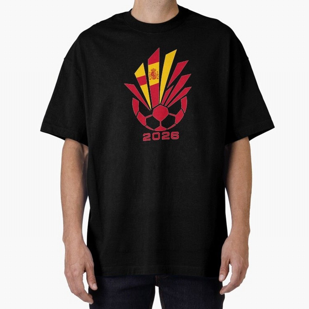 Spain Soccer 2026 Flag Burst Emblem Classic T-Shirt Honor Football Greatness during FIFA World Cup 2026 Spirit, Built around Argentina, Mbappe and Neymar, Football Festival Excitement, Trophy Ambitions, Country Rivalries and Star Player Buzz; Ideal