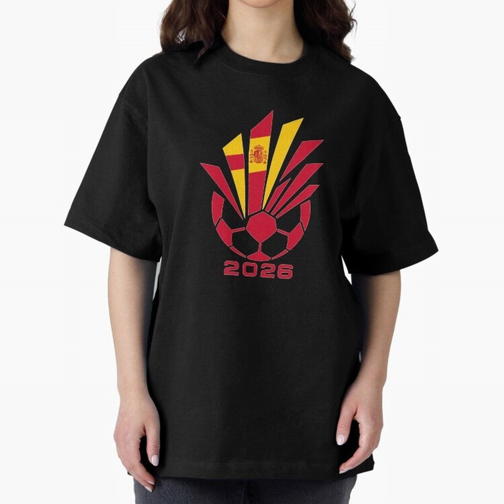 Spain Soccer 2026 Flag Burst Emblem Classic T-Shirt Honor Football Greatness during FIFA World Cup 2026 Spirit, Built around Argentina, Mbappe and Neymar, Football Festival Excitement, Trophy Ambitions, Country Rivalries and Star Player Buzz; Ideal