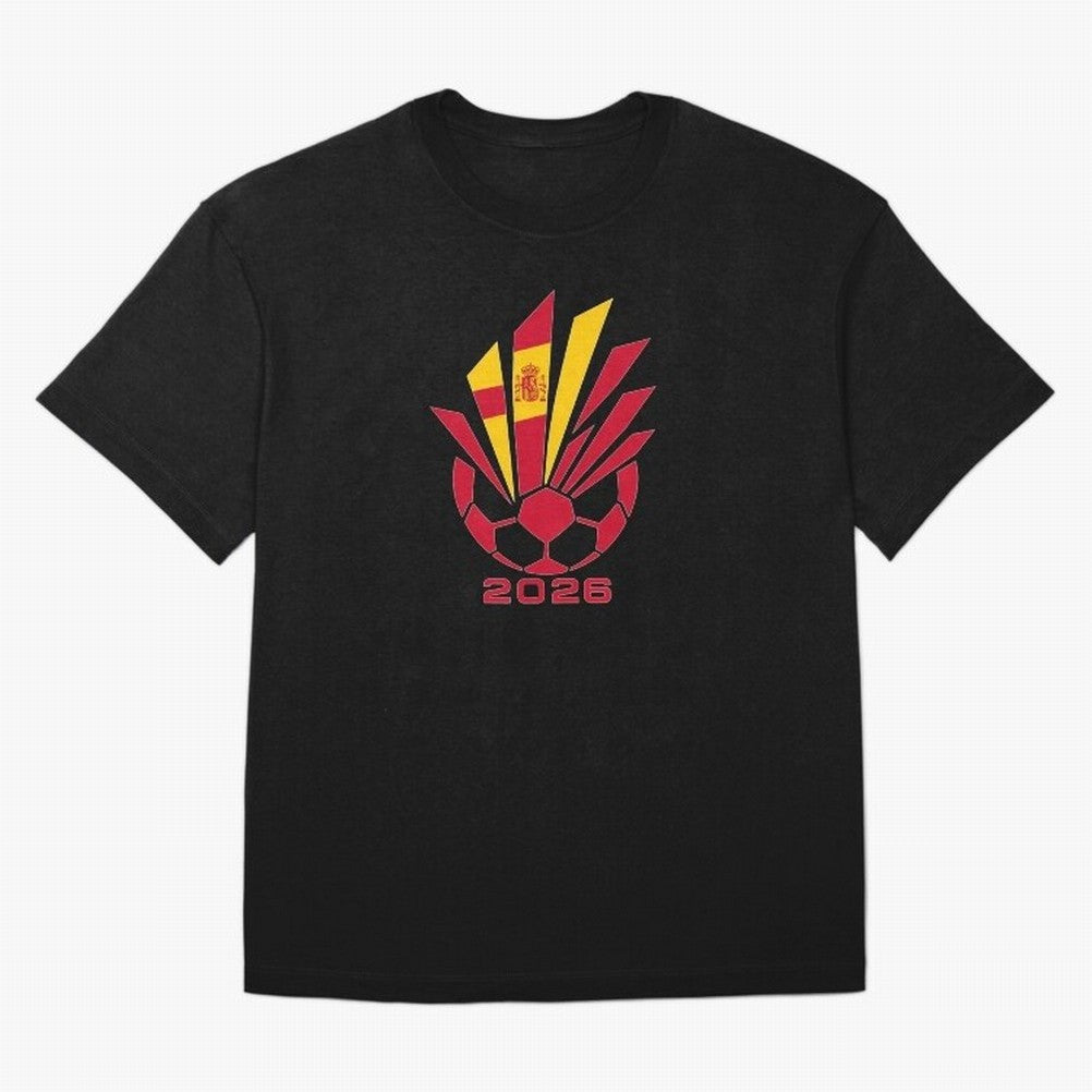 Spain Soccer 2026 Flag Burst Emblem Classic T-Shirt Honor Football Greatness during FIFA World Cup 2026 Spirit, Built around Argentina, Mbappe and Neymar, Football Festival Excitement, Trophy Ambitions, Country Rivalries and Star Player Buzz; Ideal