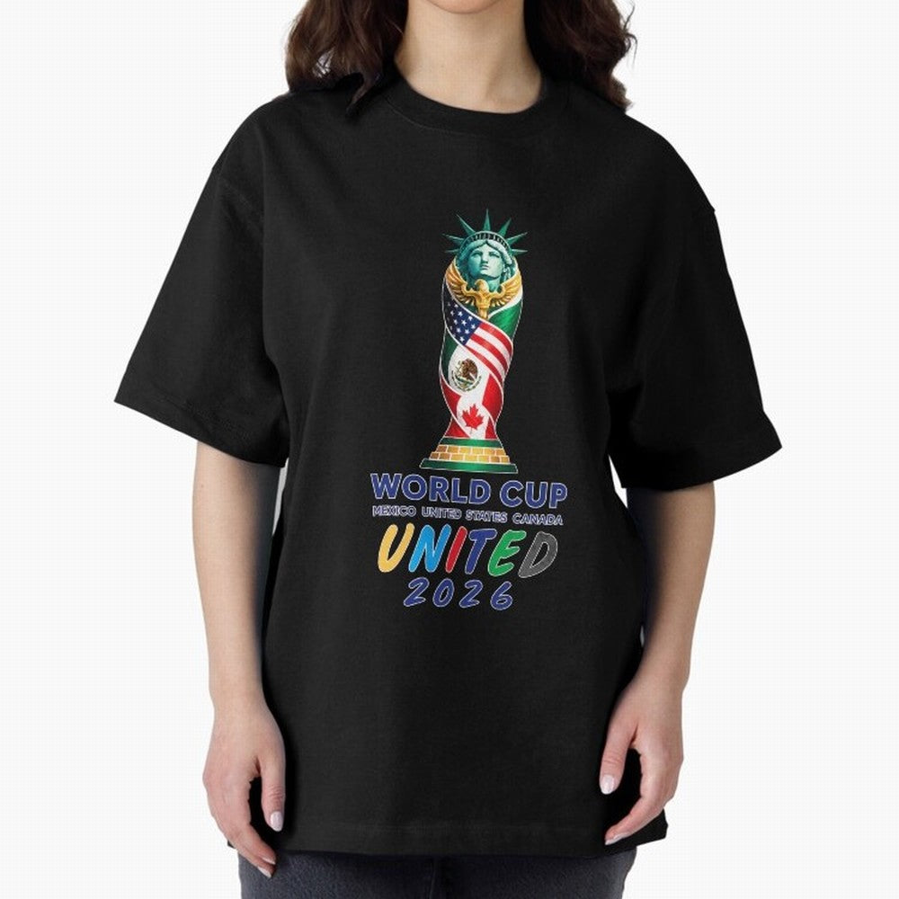 World Cup United 2026 Mexico USA Canada Soccer Design Classic T-Shirt Join the Global Buzz around FIFA World Cup 2026 Group Stage Made for Messi and Cristiano Ronaldo, Brazil Energy, Stadium Chants, National Pride, Trophy Dreams and Unforgettable