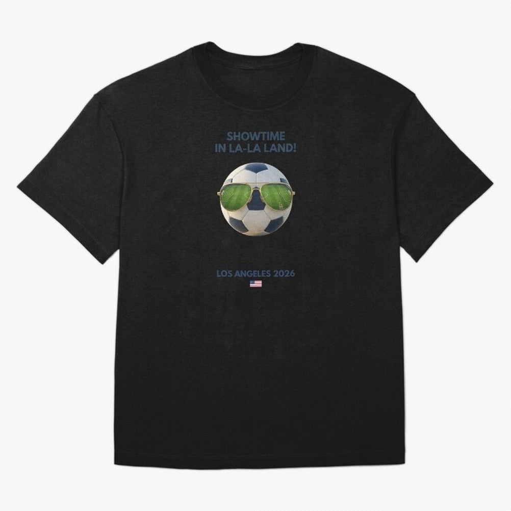 WC26 Hosting City: Los Angeles | Fun and Smart Soccer Fan Gear Classic T-Shirt Join Supporters Worldwide for Match Day Hype around FIFA World Cup 2026 Group Stage, Cristiano Ronaldo, Haaland and CR7, Argentina, France and Brazil, Goal Celebration