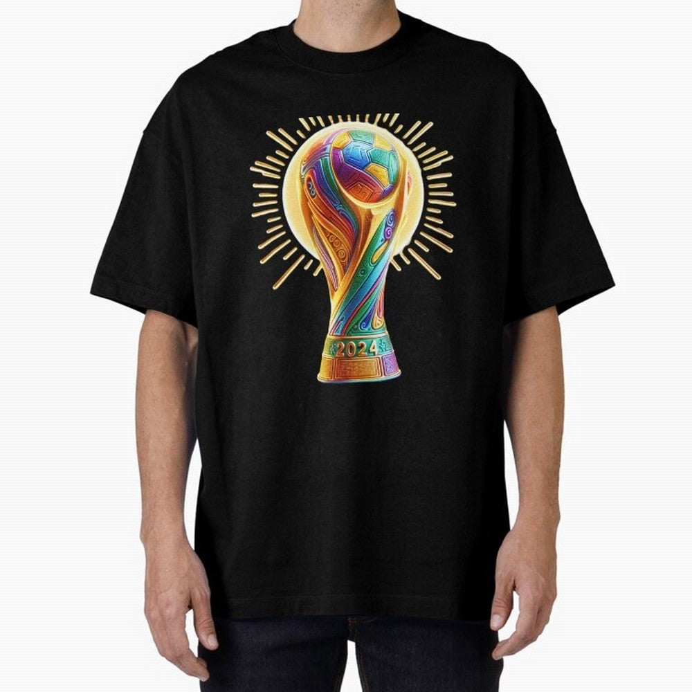 Golden Illuminating Cup Classic T-Shirt Support Your Favorite Stars during FIFA World Cup 2026 USA Canada Mexico Driven by Messi, CR7 and Mbappe, France Energy, Stadium Chants, National Pride, Trophy Dreams and Unforgettable Football Memories; Made