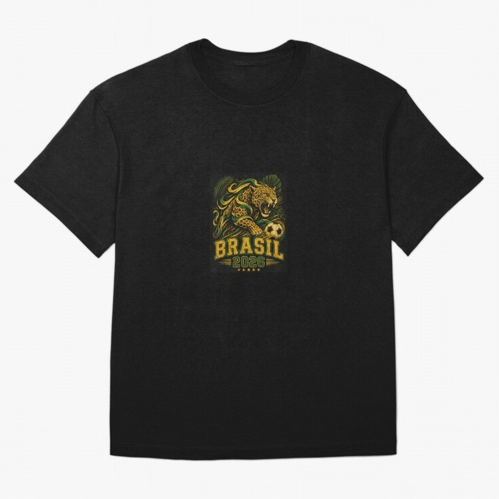 Samba Flame - Brasil World Cup 2026 Fan shirt Classic T-Shirt Remember FIFA World Cup 2026 USA Canada Mexico for Fans of Messi, CR7 and Mbappe and Argentina and Brazil, Bringing Vintage Soccer Flavor, Modern Football Stars, National Flags and Final