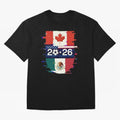 Glitched United 2026 - North America Emblem Cup Classic T-Shirt Support FIFA World Cup 2026 Group Stage Highlighting Haaland, Brazil Energy, Game Day Rituals, Football Legends, Country Pride and the Road to the Final; Ideal for Fans Who Follow
