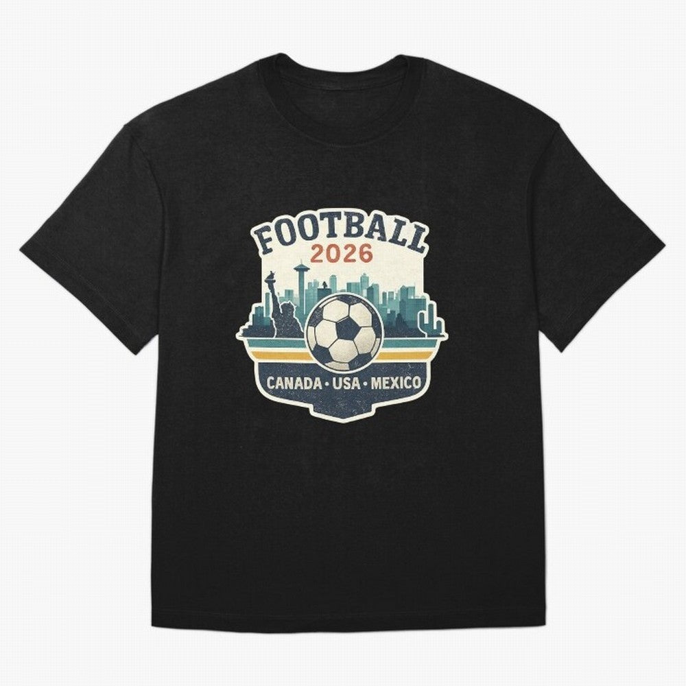 Football 2026 ¨C One World One Goal Classic T-Shirt Feel International Energy from the FIFA World Cup 2026 Group Stage Journey through Cristiano Ronaldo, Haaland and CR7 Highlights, Spain and Netherlands Pride, Game Day Rituals, Football Legends,