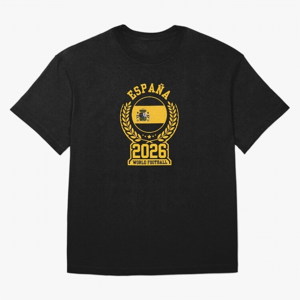 Spain World Football 2026 T-Shirt_87604013 Classic T-Shirt Share the Excitement of Match Day Hype around FIFA World Cup 2026 Group Stage, Haaland and Mbappe, Germany, Championship Spirit, Famous Goals, Roaring Crowds and International Football