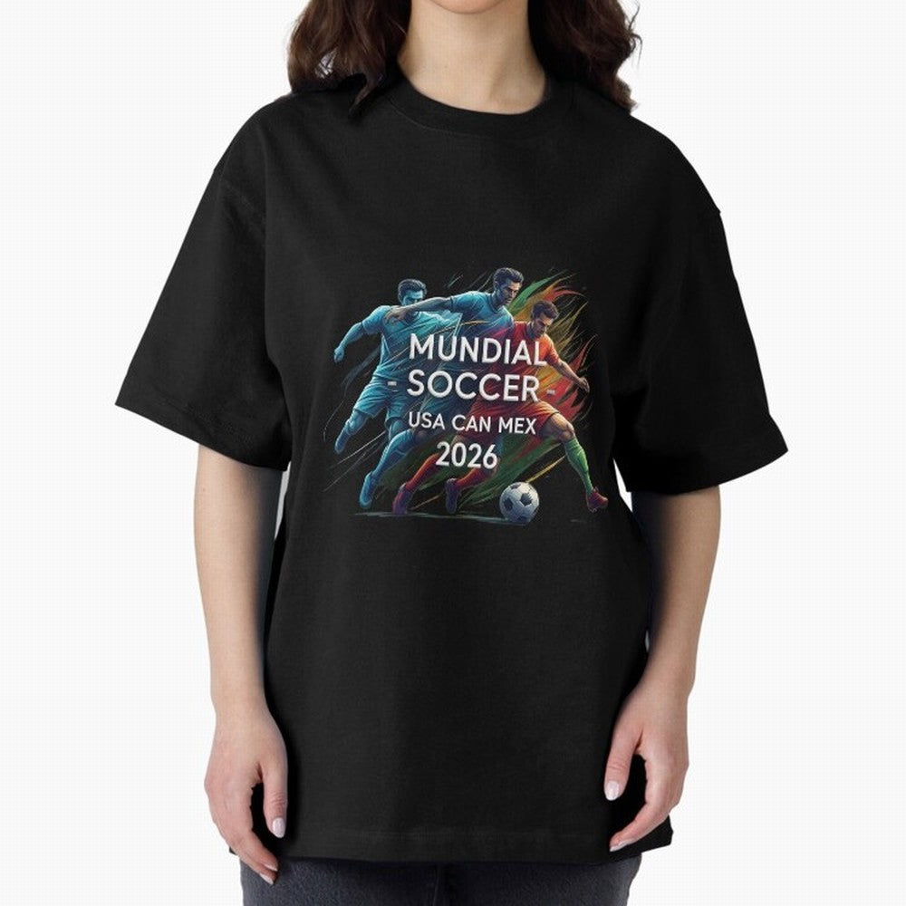 Mundial Soccer 2026 Classic T-Shirt Capture the FIFA World Cup 2026 USA Canada Mexico Journey through Messi, Neymar and Mbappe Highlights, Portugal, Spain and Germany Pride, Fan Favorite Moments, National Team Passion, Big Match Drama and Soccer