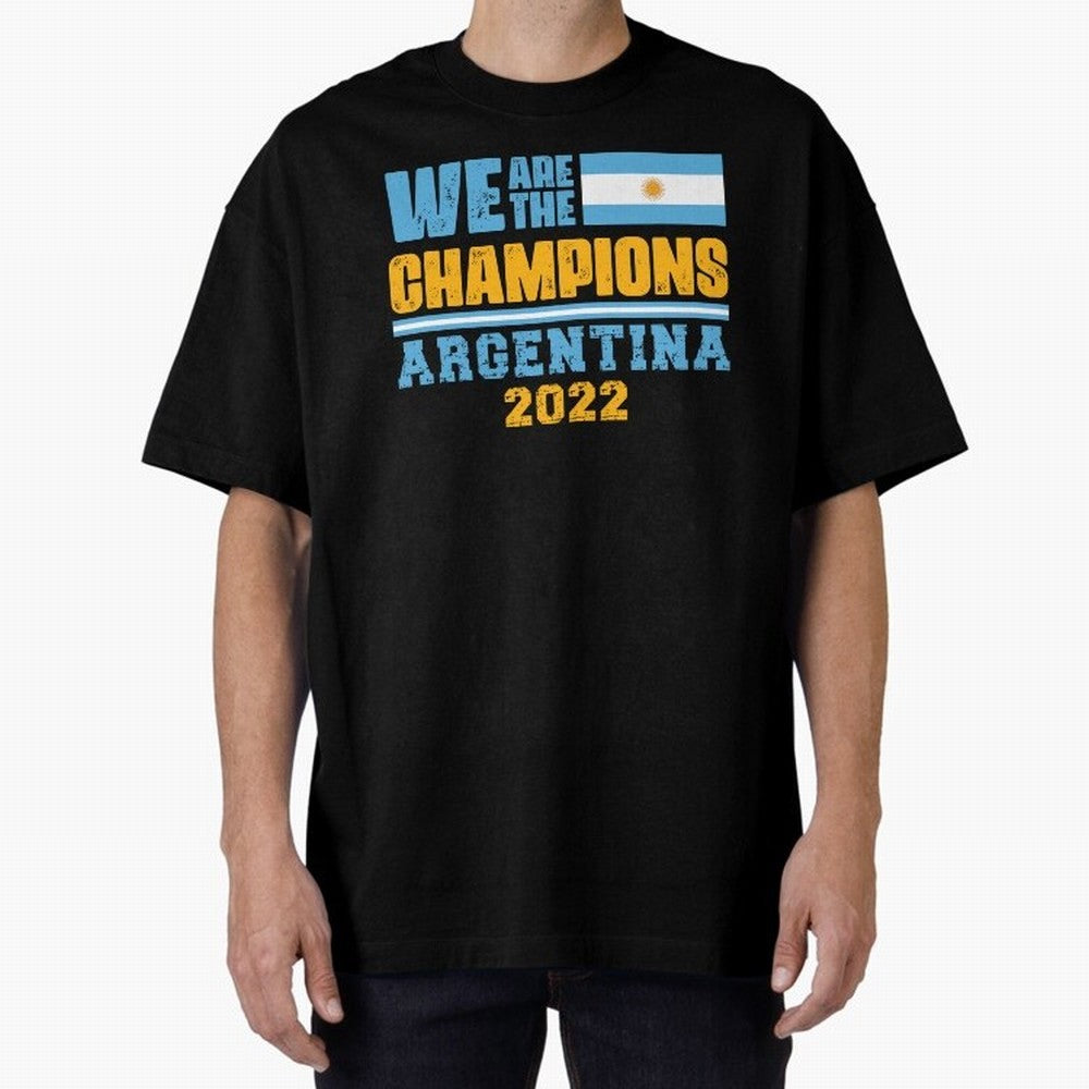 Campeones del Mundo World Cup 2022 - Argentina Mundial de Qatar 2022 Argentina World cup 2022 Classic T-Shirt Stand Proud for FIFA World Cup 2026 for Fans of Neymar and Argentina, Bringing Classic Soccer Heritage, Championship Pressure, Fan Loyalty