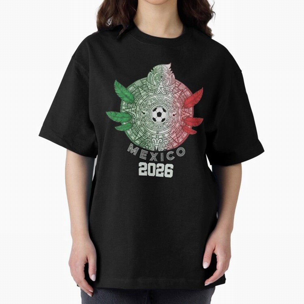 Mexico 2026 Aztec Sun Statement Classic T-Shirt Elevate Match Day Hype around FIFA World Cup 2026 Group Stage, Messi, Neymar and Mbappe, Argentina and Brazil, Tournament Hype, Historic Matchups, Family Viewing Parties and Global Sports Pride;