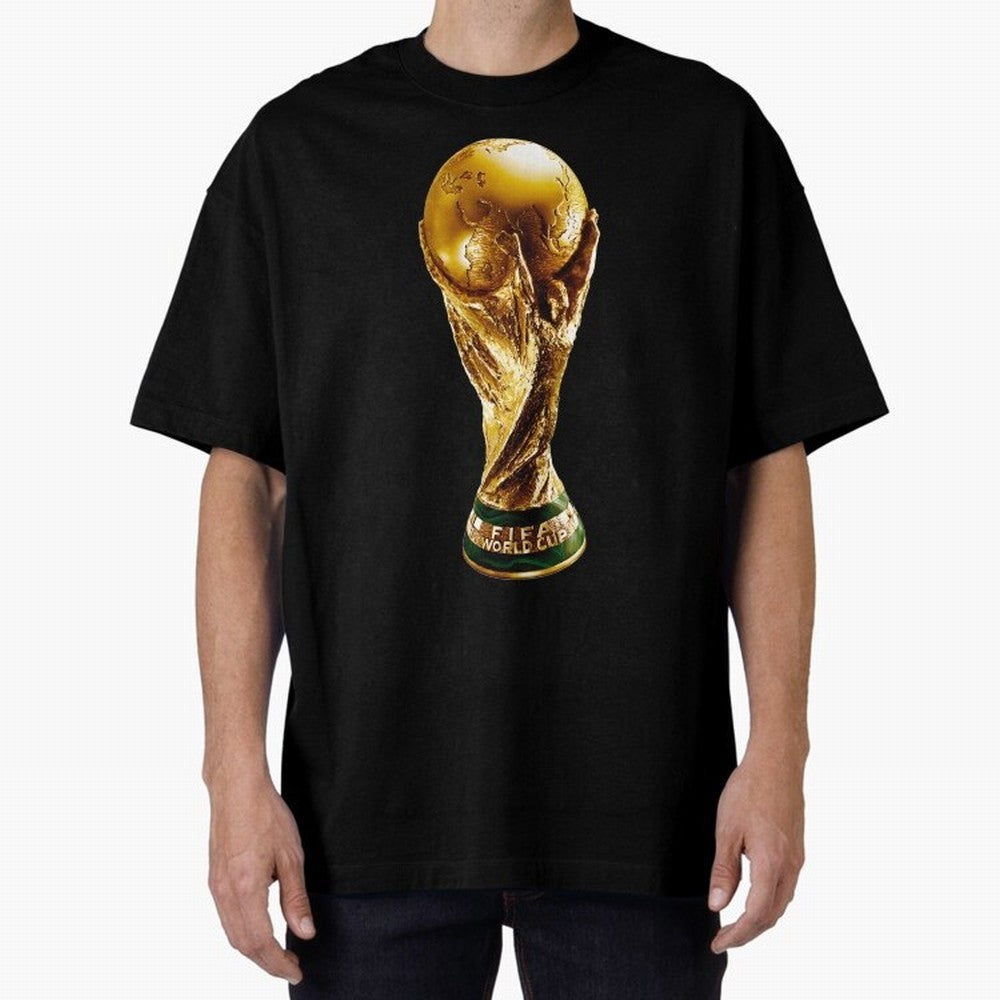 SOCCER TROPHY Classic T-Shirt Show Your Stadium Side during FIFA World Cup 2026 Group Stage Inspired by Mbappe, Spain and Netherlands Energy, Match Day Excitement, Supporter Culture, Golden Goals and Global Football Passion; Perfect for Supporters