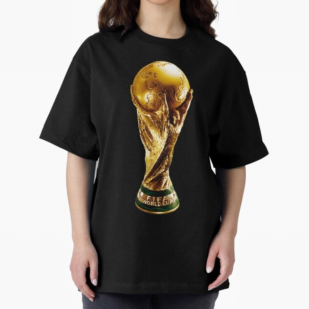 SOCCER TROPHY Classic T-Shirt Show Your Stadium Side during FIFA World Cup 2026 Group Stage Inspired by Mbappe, Spain and Netherlands Energy, Match Day Excitement, Supporter Culture, Golden Goals and Global Football Passion; Perfect for Supporters