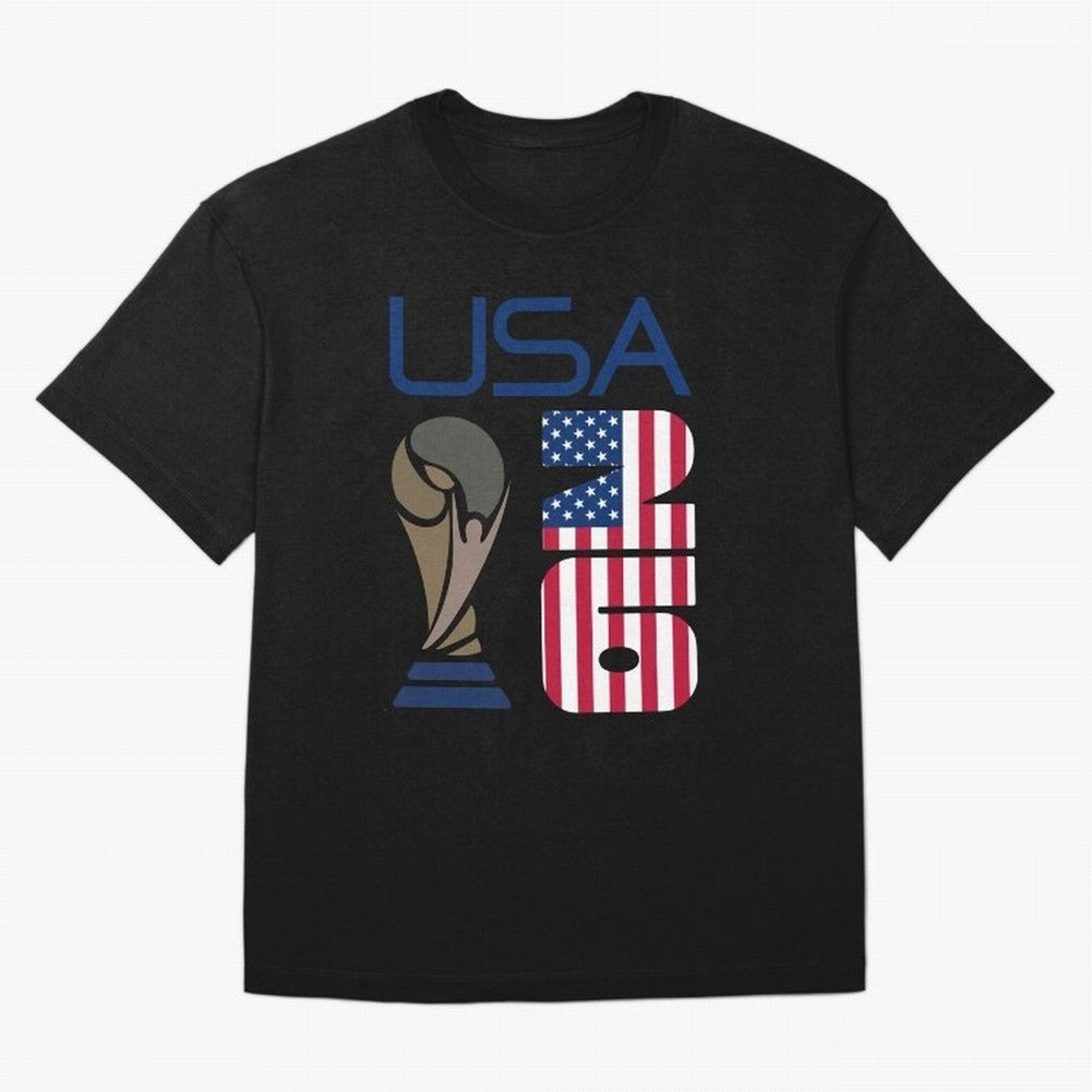 USA 2026 Soccer World Cup Trophy American Flag Design Classic T-Shirt Celebrate Football Heritage in FIFA World Cup 2026 Spirit, Celebrating Portugal, Messi, Neymar and Mbappe, Match Day Excitement, Supporter Culture, Golden Goals and Global