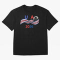 USA 2026 Soccer Ball With Waving Flag - United States Football Team Support? Classic T-Shirt Bring Global Tournament Vibes to FIFA World Cup 2026 Group Stage for Fans of Neymar, Haaland and Cristiano Ronaldo and Spain, Bringing Global Supporter