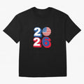 USA 2026 Soccer Ball Classic T-Shirt Create FIFA World Cup 2026 Group Stage for Fans of Mbappe and Portugal, Spain and Germany, Bringing Retro Football Energy, Iconic Rivalries, Trophy Chase Drama and Stadium Atmosphere; Ideal for Passionate Fans