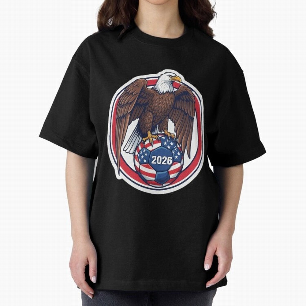 USA Eagle Soccer 2026 ¨C American Pride Football Design Classic T-Shirt Carry National Pride through FIFA World Cup 2026 Group Stage Highlighting Haaland, Brazil Energy, Supporter Pride, Iconic Celebrations, Legendary Names and Global Match Day
