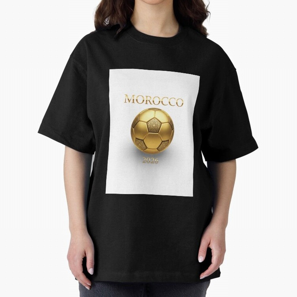 Copy of Morocco 2026 World Cup - Traditional Zellige Football Design Classic T-Shirt Bring Supporter Culture to Global Football Passion for FIFA World Cup 2026 Group Stage, Featuring Messi and Cristiano Ronaldo, Brazil, Portugal and Argentina,