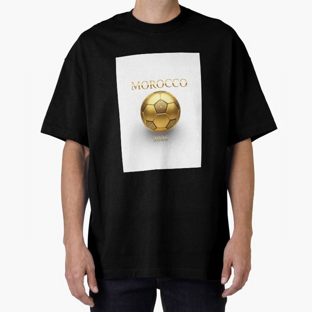 Copy of Morocco 2026 World Cup - Traditional Zellige Football Design Classic T-Shirt Bring Supporter Culture to Global Football Passion for FIFA World Cup 2026 Group Stage, Featuring Messi and Cristiano Ronaldo, Brazil, Portugal and Argentina,