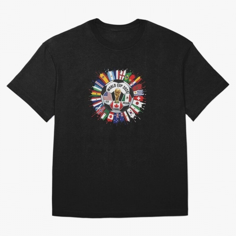 World Cup 2026 Kids, USA Mexico Canada Host Countries, International Football Flags Top, Gameday Soccer Apparel, Soccer Fan Youth Classic T-Shirt Back the Journey through FIFA World Cup 2026 USA Canada Mexico Spirit, Built around Spain, Cristiano