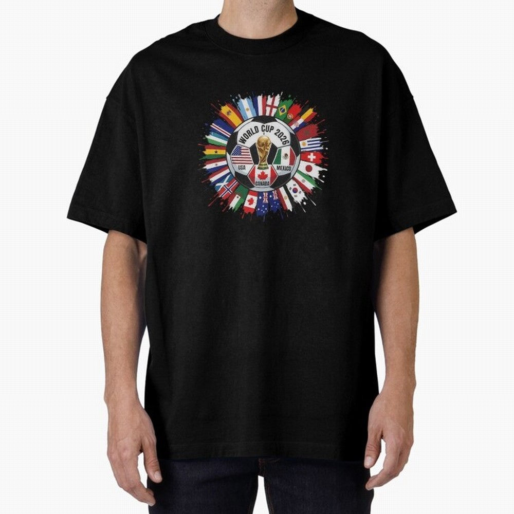 World Cup 2026 Kids, USA Mexico Canada Host Countries, International Football Flags Top, Gameday Soccer Apparel, Soccer Fan Youth Classic T-Shirt Back the Journey through FIFA World Cup 2026 USA Canada Mexico Spirit, Built around Spain, Cristiano