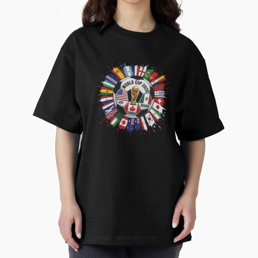 World Cup 2026 Kids, USA Mexico Canada Host Countries, International Football Flags Top, Gameday Soccer Apparel, Soccer Fan Youth Classic T-Shirt Back the Journey through FIFA World Cup 2026 USA Canada Mexico Spirit, Built around Spain, Cristiano