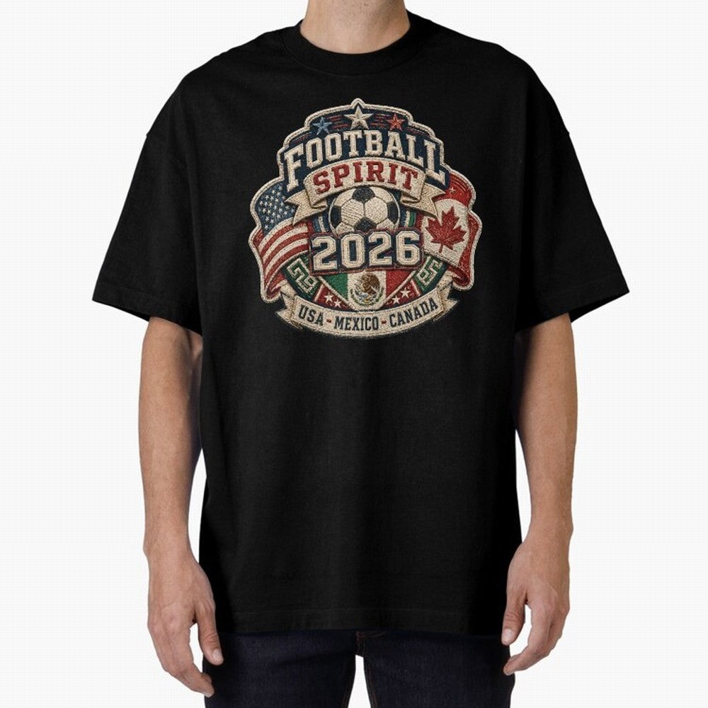 Football 2026 USA Mexico Canada Soccer Championship Fan Art Classic T-Shirt Capture Stadium Memories from FIFA World Cup 2026 Group Stage with Haaland and Mbappe, Brazil Energy, Match Day Excitement, Supporter Culture, Golden Goals and Global