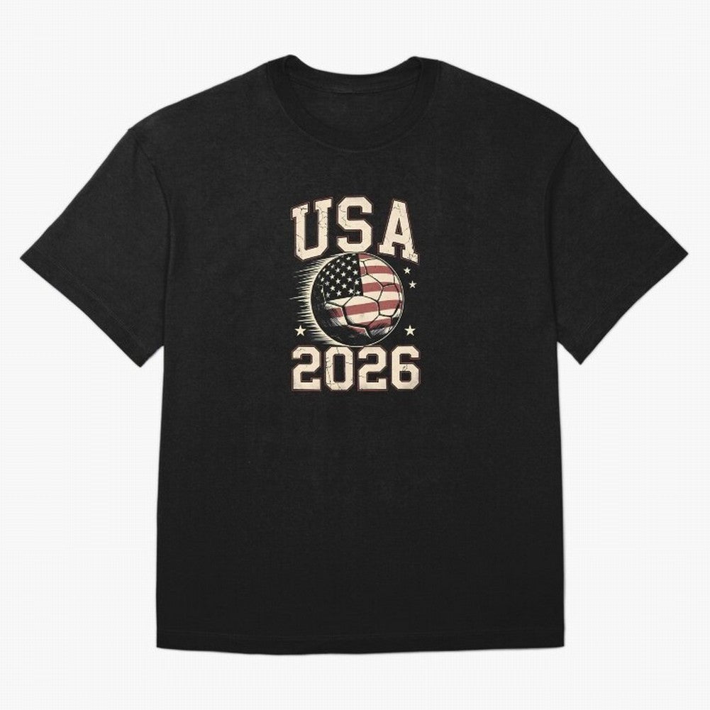 USA Soccer World Cup 2026 American Fan T-Shirt_88555733 Classic T-Shirt Show Your Stadium Side during FIFA World Cup 2026 Group Stage for Fans of Mbappe and Neymar and Argentina, Bringing Global Supporter Spirit, Legendary Goals, National Colors