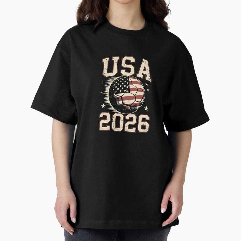 USA Soccer World Cup 2026 American Fan T-Shirt_88555733 Classic T-Shirt Show Your Stadium Side during FIFA World Cup 2026 Group Stage for Fans of Mbappe and Neymar and Argentina, Bringing Global Supporter Spirit, Legendary Goals, National Colors