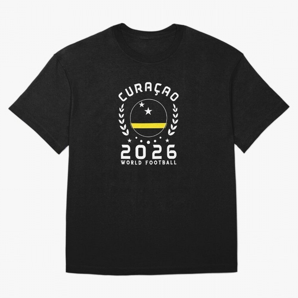 World Cup 2026 Curacao Football Fan Curacaoan Supporter T-Shirt_85310550 Classic T-Shirt Experience FIFA World Cup 2026 Spirit, Celebrating Netherlands, Haaland, Football Passion, Legendary Performances, Festival Vibes and Supporter Community;