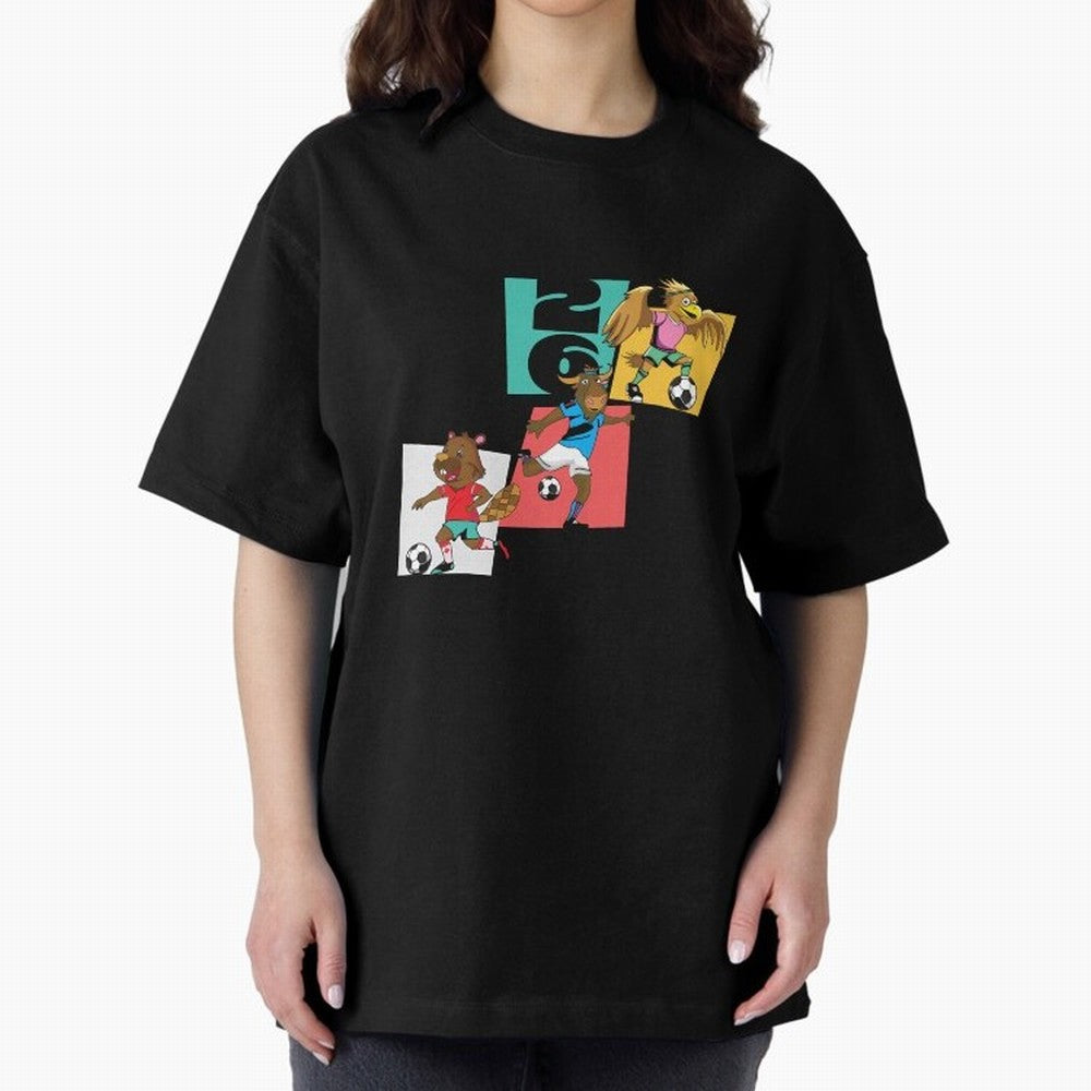 North America Mascots 2 T-Shirt_83568192 Classic T-Shirt Turn Every Weekend Toward the FIFA World Cup 2026 USA Canada Mexico Journey through Haaland and Mbappe Highlights, Argentina and Brazil Pride, Soccer Culture, Superstar Moments, National Team