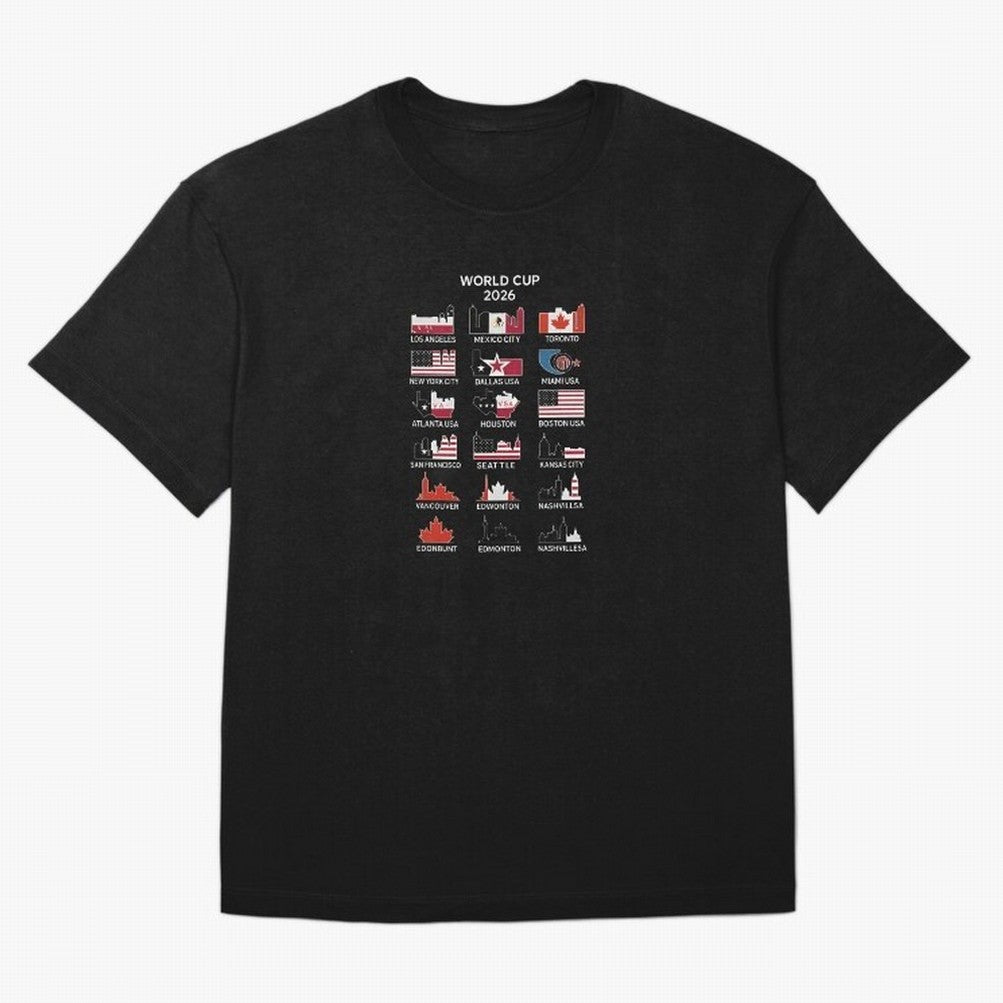World Cup 2026 Host Cities T-Shirt_84292126 Classic T-Shirt Show Up for the Glory of Match Day Hype around FIFA World Cup 2026 Group Stage, Cristiano Ronaldo, Haaland and CR7, Netherlands, Football Passion, Legendary Performances, Festival Vibes