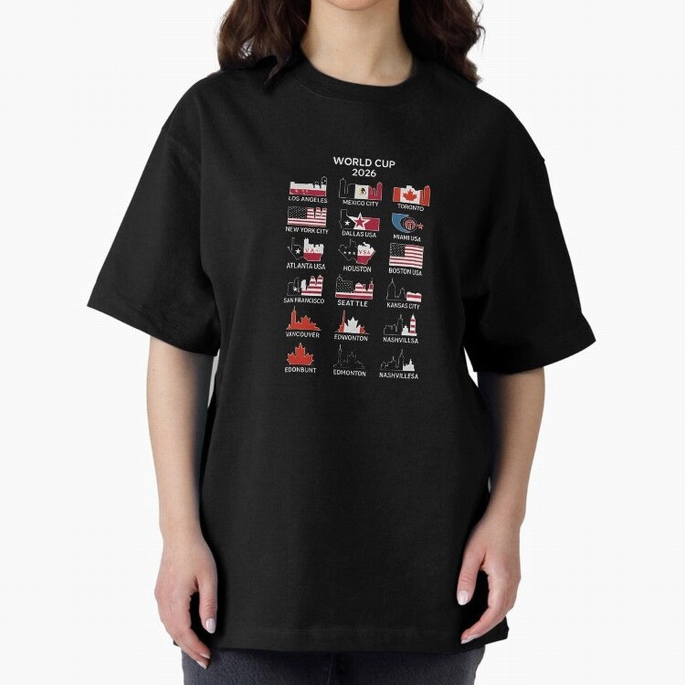 World Cup 2026 Host Cities T-Shirt_84292126 Classic T-Shirt Show Up for the Glory of Match Day Hype around FIFA World Cup 2026 Group Stage, Cristiano Ronaldo, Haaland and CR7, Netherlands, Football Passion, Legendary Performances, Festival Vibes