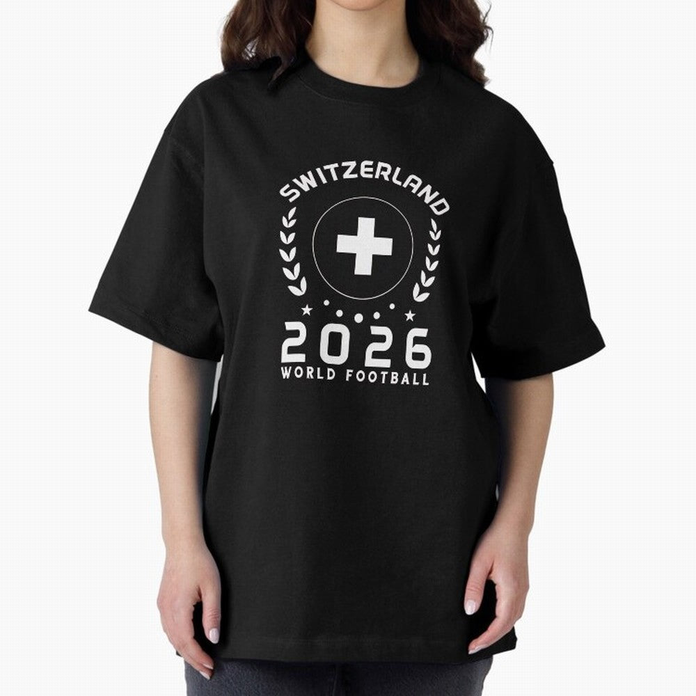 World Cup 2026 Switzerland Football Fan Swiss Supporter T-Shirt_85614346 Classic T-Shirt Feel the Trophy Chase of FIFA World Cup 2026 Group Stage Built around Neymar, Haaland and Cristiano Ronaldo, Argentina Energy, Soccer Culture, Superstar