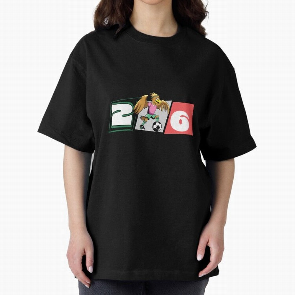 Mexico World Cup 2026 Horizontal T-Shirt_83569561 Classic T-Shirt Bring FIFA World Cup 2026 Group Stage Connected to Cristiano Ronaldo, Haaland and CR7, France and Portugal Energy, Football Passion, Legendary Performances, Festival Vibes and