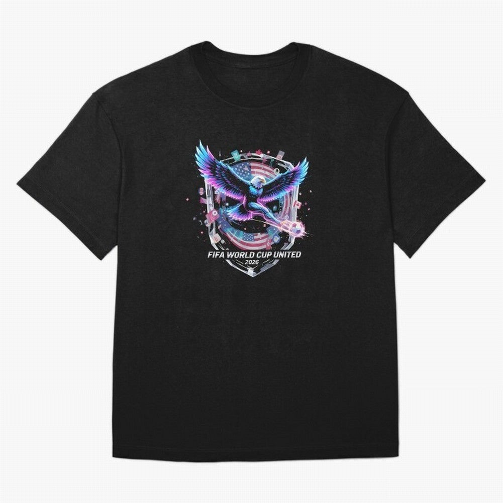 FIFA World Cup 2026 United Eagle Soccer Art T-Shirt_86867742 Classic T-Shirt Fuel Your Fan Pride for FIFA World Cup 2026 Group Stage Spirit, Celebrating France and Portugal, Haaland, Match Day Excitement, Supporter Culture, Golden Goals and Global