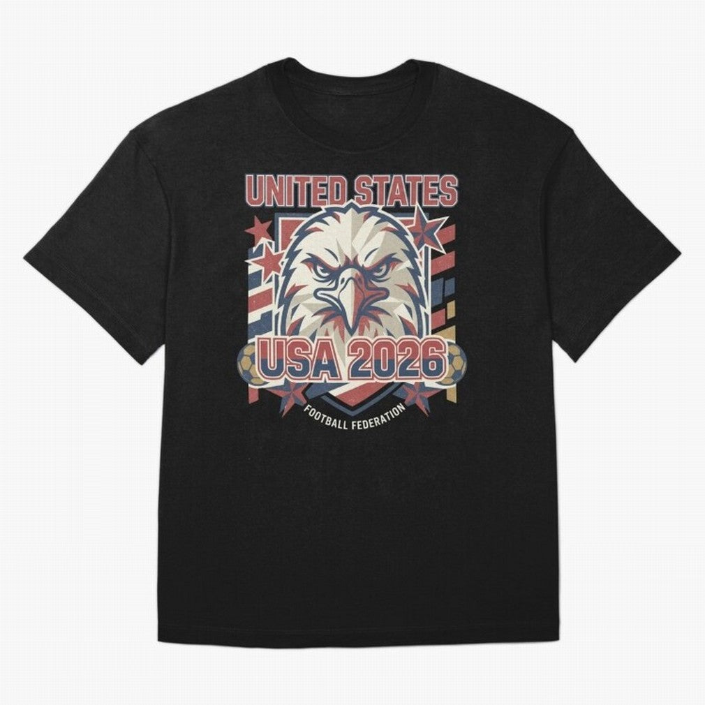 USA 2026 Retro Vintage World Cup Classic T-Shirt Honor the Beautiful Game during Global Football Passion for FIFA World Cup 2026 USA Canada Mexico, with Neymar, Haaland and Cristiano Ronaldo, France, Retro Football Energy, Iconic Rivalries, Trophy