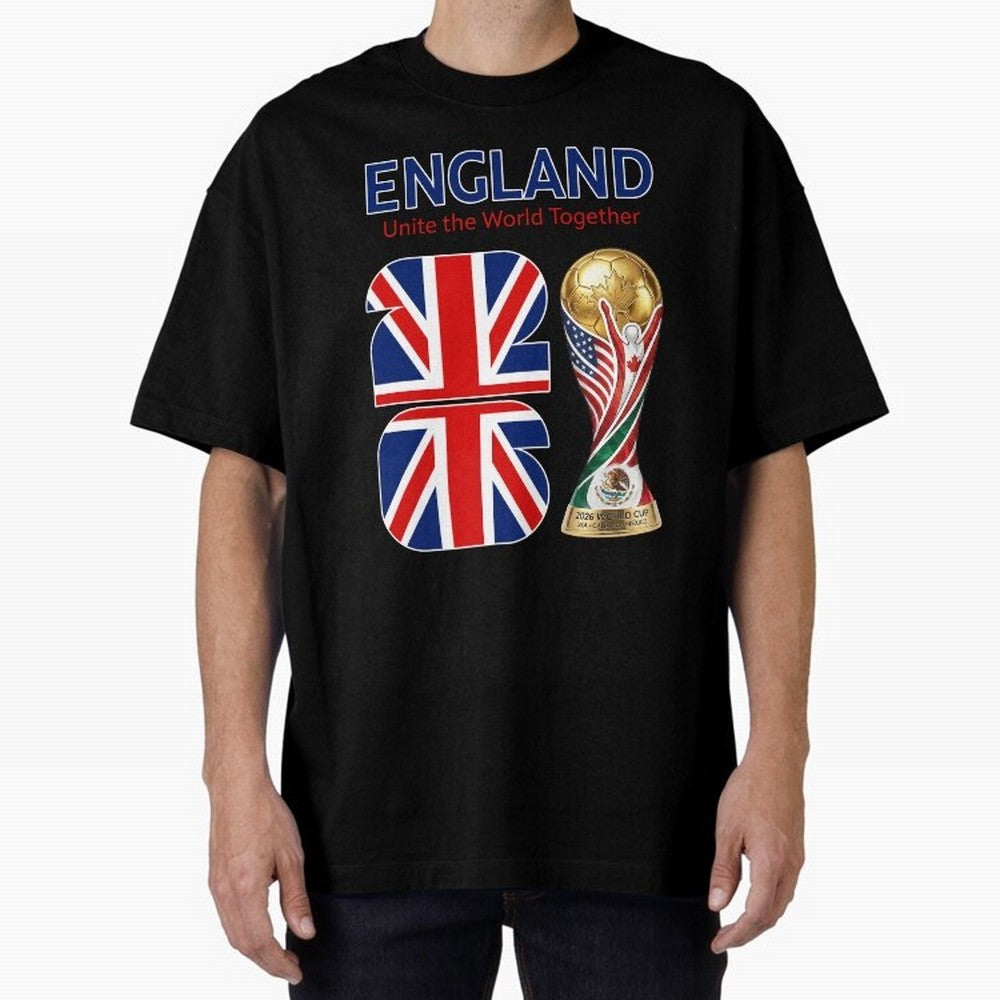 World Cup 2026, IMG 029, ENGLAND 001 Classic T-Shirt Support Global Football Passion for FIFA World Cup 2026 USA Canada Mexico, Built around CR7 and Messi, England, France and Netherlands, Worldwide Fan Energy, Dramatic Goals, Stadium Lights and