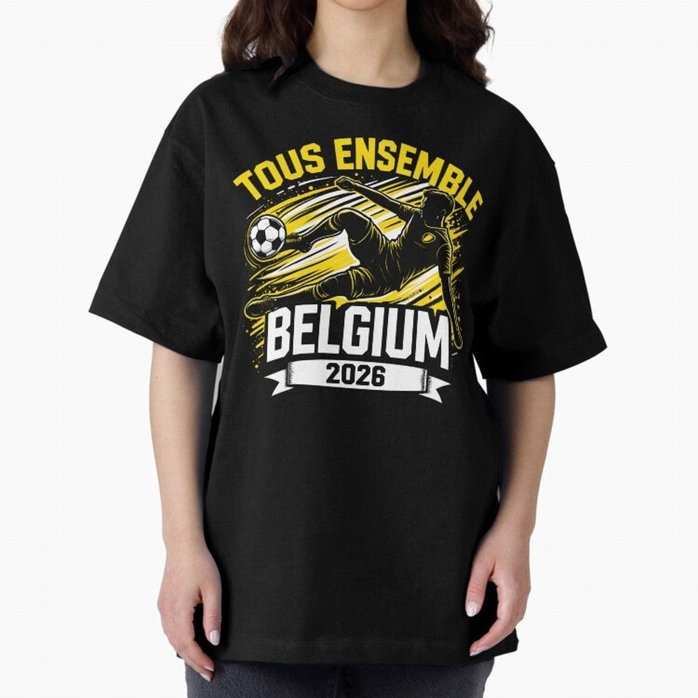 Belgium Fan Art World Cup 2026 Classic T-Shirt Make Your Look Match Match Day Hype around FIFA World Cup 2026 Group Stage, Cristiano Ronaldo, Brazil, Supporter Pride, Iconic Celebrations, Legendary Names and Global Match Day Energy; Perfect for