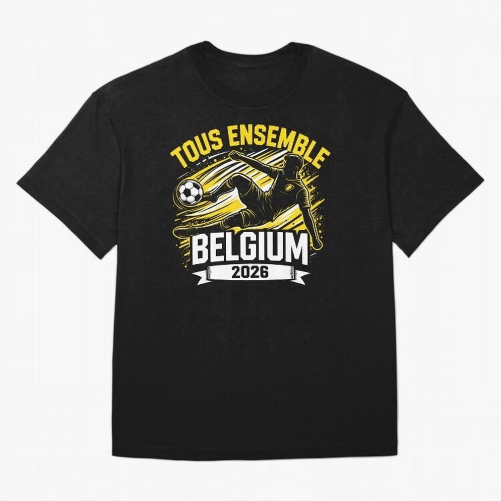 Belgium Fan Art World Cup 2026 Classic T-Shirt Make Your Look Match Match Day Hype around FIFA World Cup 2026 Group Stage, Cristiano Ronaldo, Brazil, Supporter Pride, Iconic Celebrations, Legendary Names and Global Match Day Energy; Perfect for