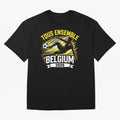Belgium Fan Art World Cup 2026 Classic T-Shirt Make Your Look Match Match Day Hype around FIFA World Cup 2026 Group Stage, Cristiano Ronaldo, Brazil, Supporter Pride, Iconic Celebrations, Legendary Names and Global Match Day Energy; Perfect for
